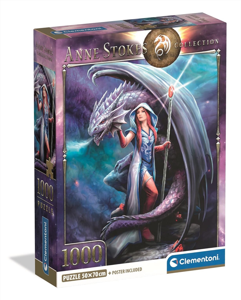 Clementoni Puzzle Anne Stokes Dragon Mage 1,000 Pieces/Product Detail/Jigsaw Puzzles
