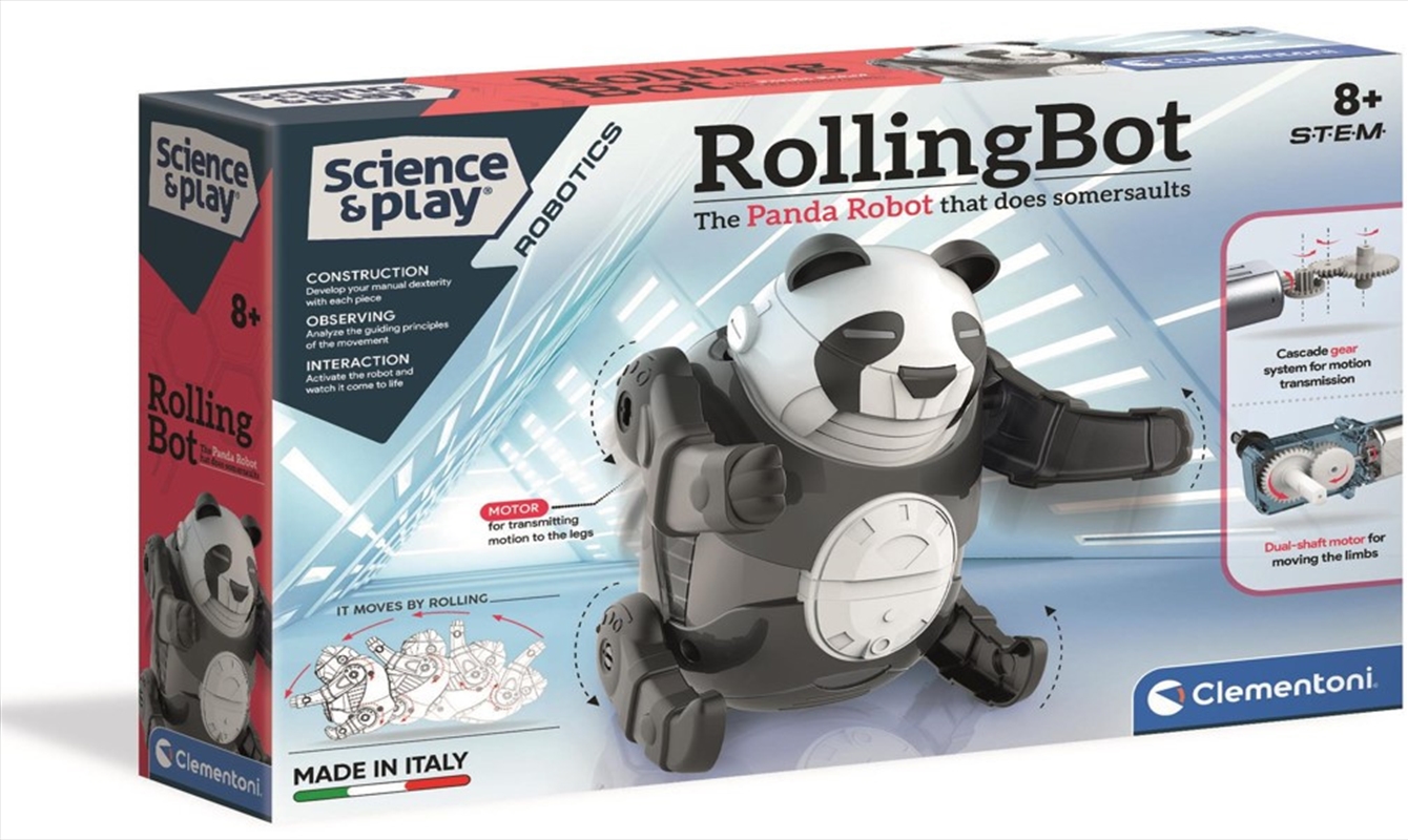 Clementoni Robots - Rolling Bot/Product Detail/Arts & Craft