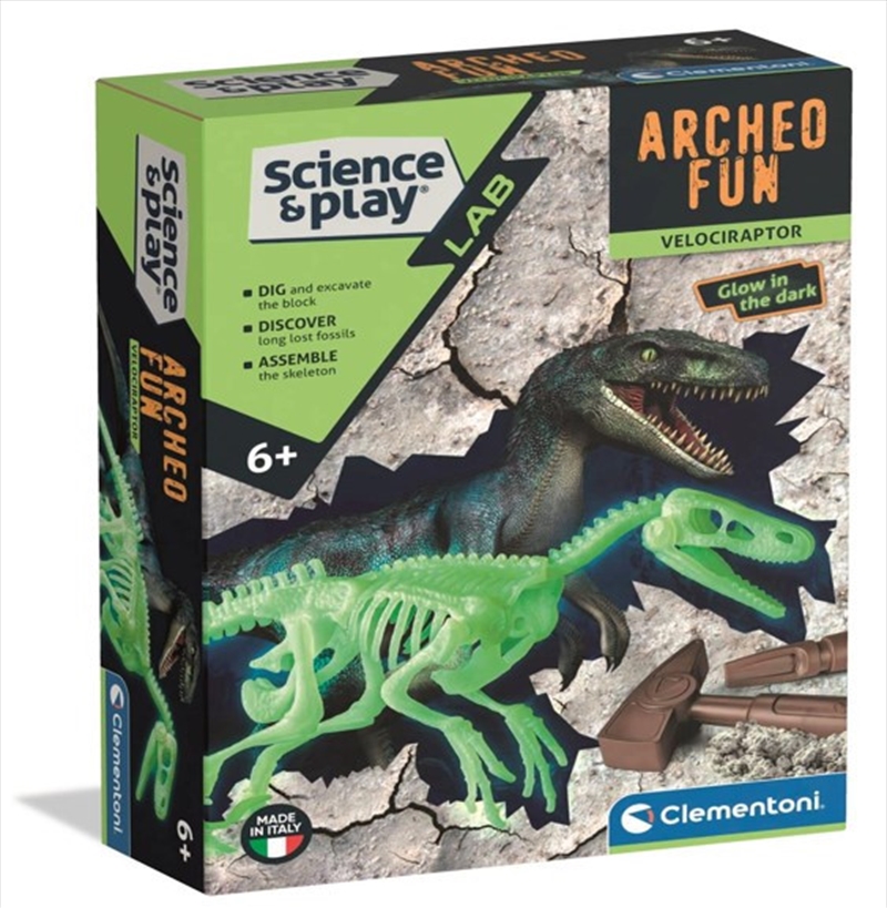 Clementoni Science & Play Dig Kit - Velocaraptor/Product Detail/Arts & Craft