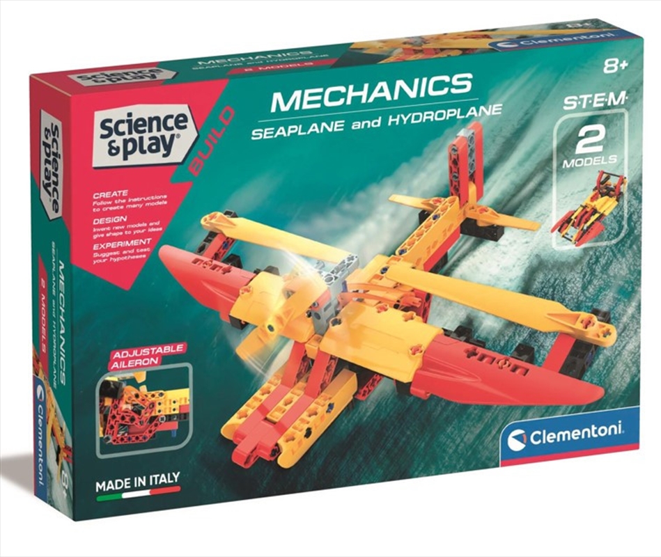Clementoni Science & Play Mechanical - Mechnaical Lab Seaplane & Hydroplane/Product Detail/Arts & Craft