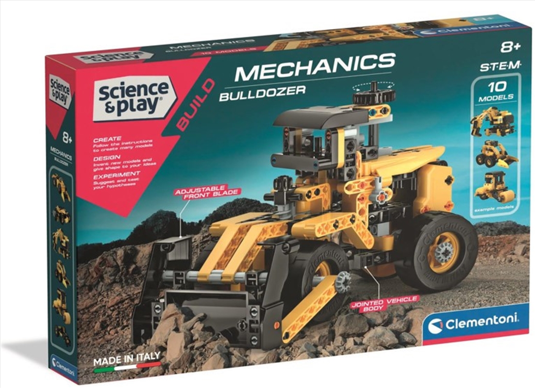 Clementoni Science & Play Mechanical Lab - Bulldozer/Product Detail/Arts & Craft