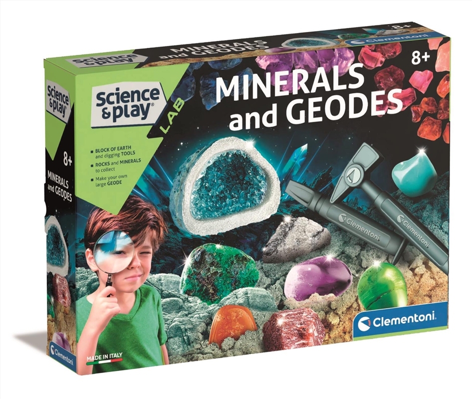 Clementoni Science & Play Minerals & Geodes Kit/Product Detail/Arts & Craft