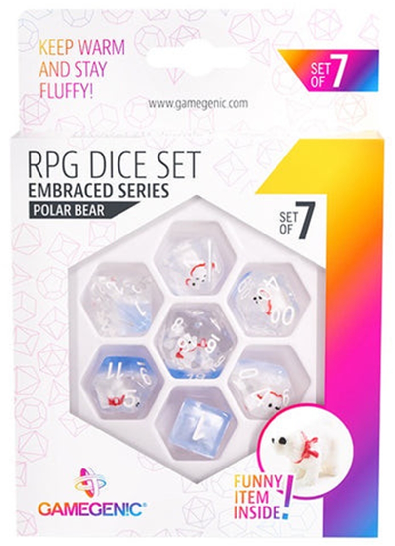 Gamegenic Embraced Series - Polar Bear - Rpg Dice Set (7Pcs)/Product Detail/Dice Games