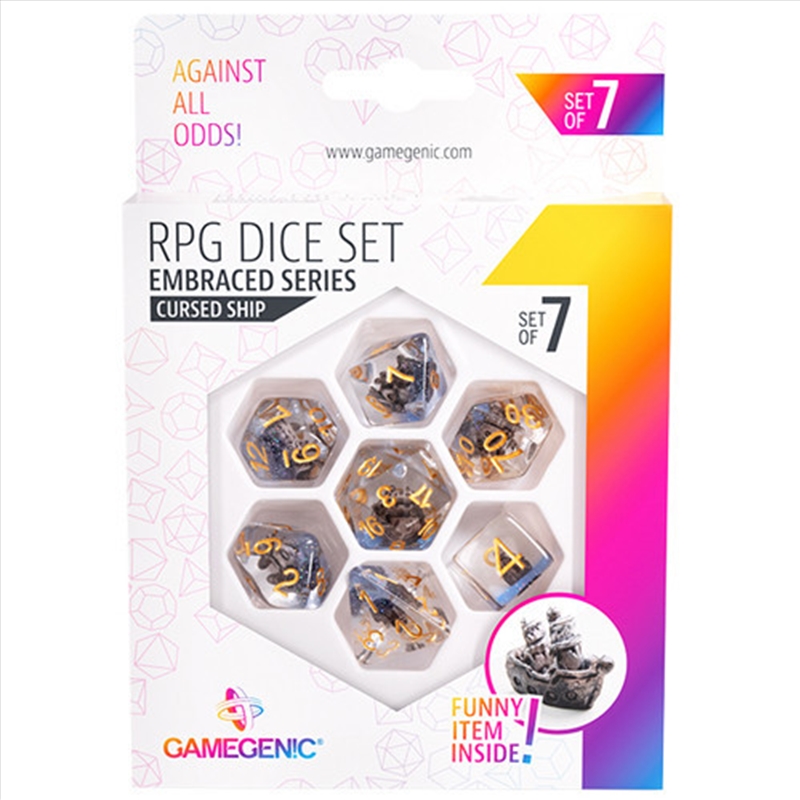 Gamegenic Embraced Series - Cursed Ship - Rpg Dice Set (7Pcs)/Product Detail/Dice Games