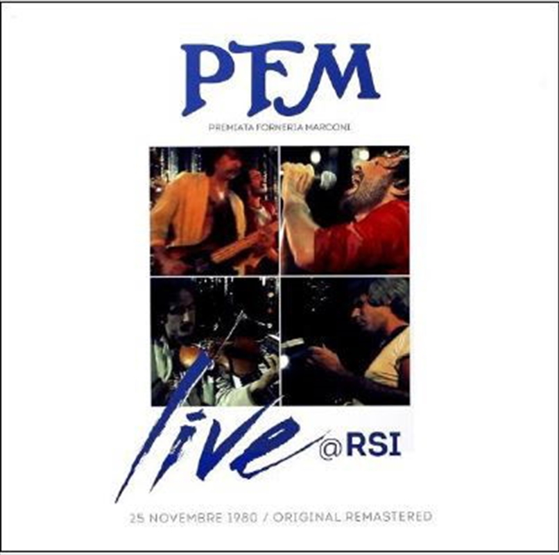 Pfm Live At Rsi 1980/Product Detail/World
