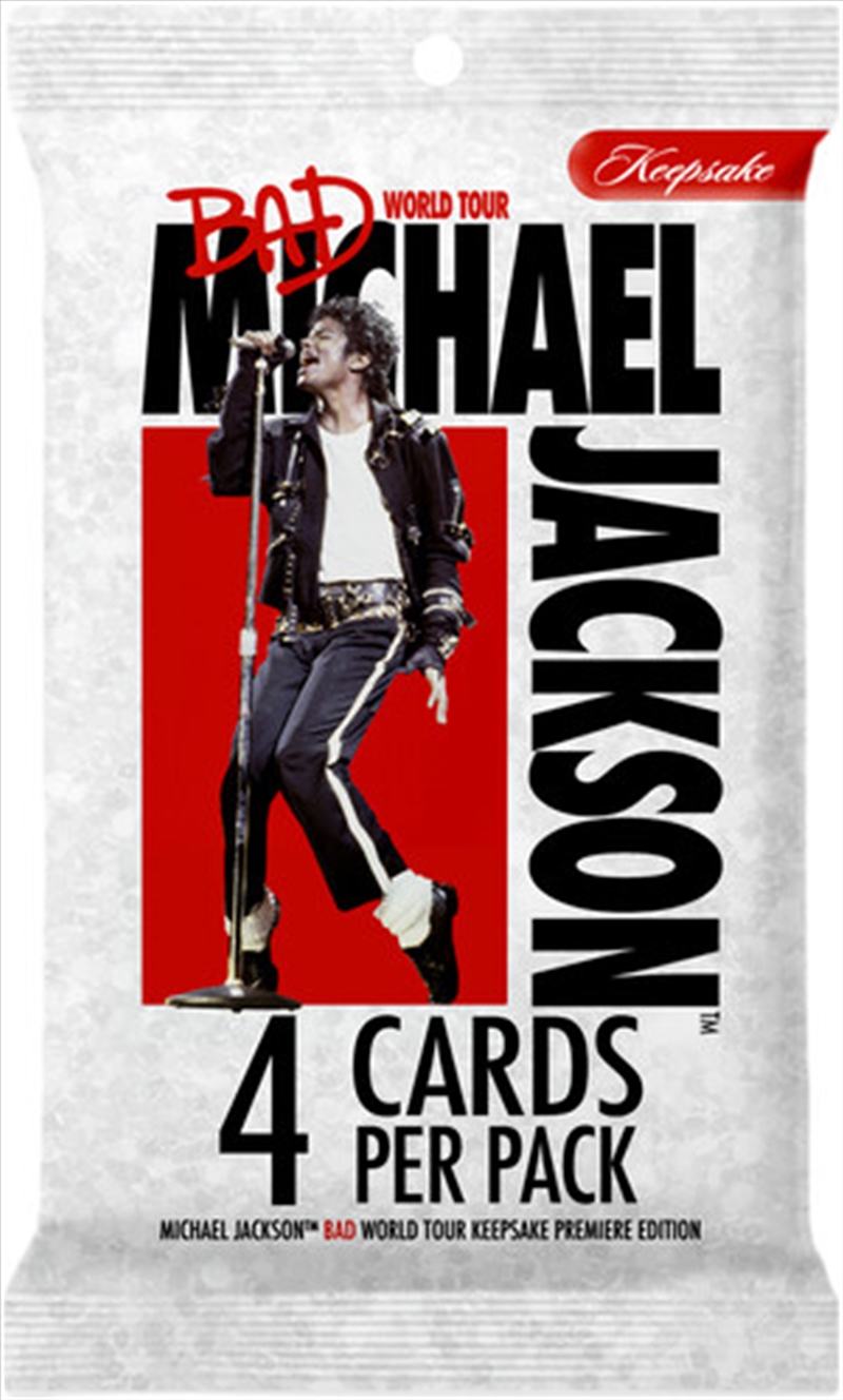 Keepsake - Michael Jackson: Bad World Tour - Keepsake Premiere Edition Trading Cards - Hanger Box/Product Detail/Card Games