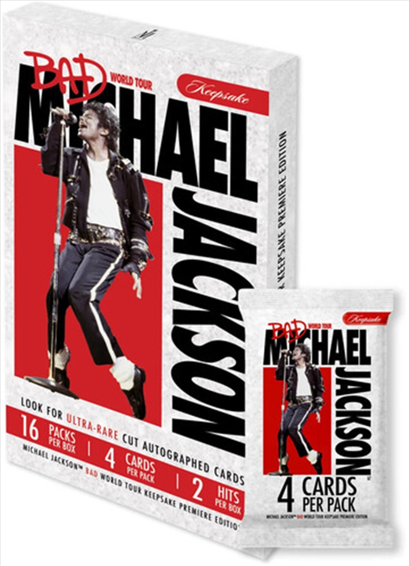Keepsake - Michael Jackson: Bad World Tour - Premiere Edition Trading Cards 16-Pack Hobby Box/Product Detail/Card Games