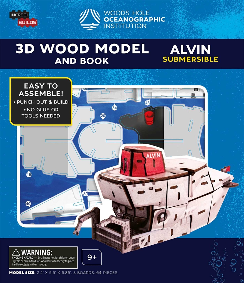 IncrediBuilds: Alvin Submersible/Product Detail/Childrens