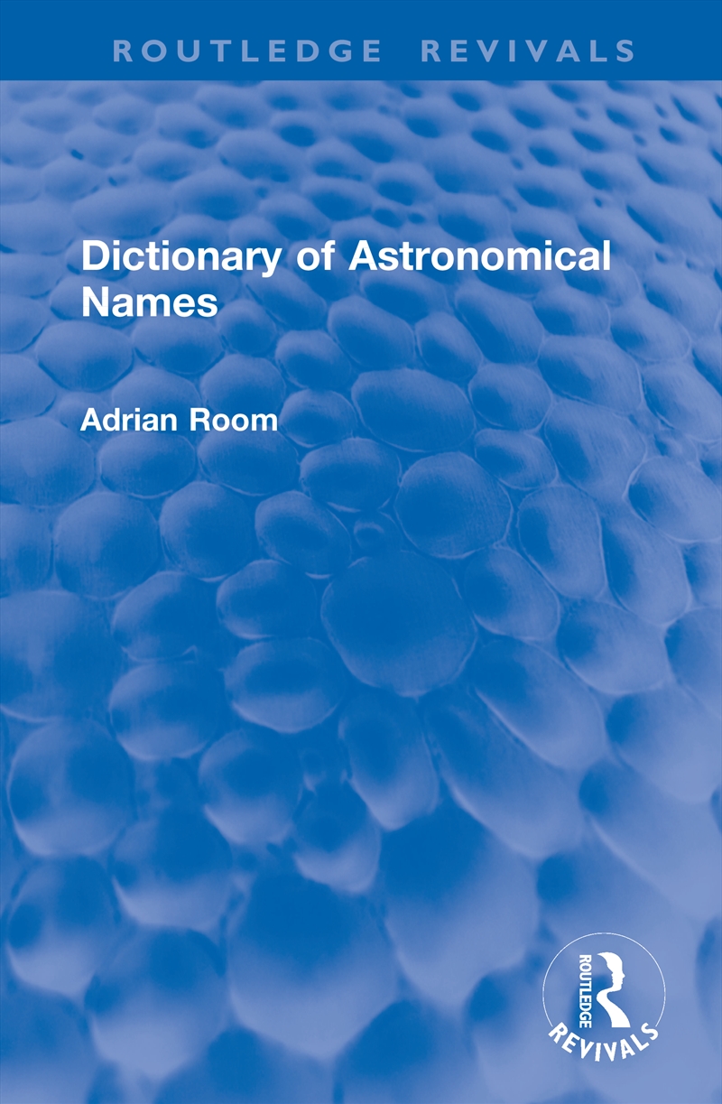 Dictionary of Astronomical Names/Product Detail/Science