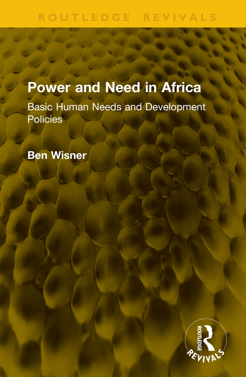 Power and Need in Africa/Product Detail/Reading