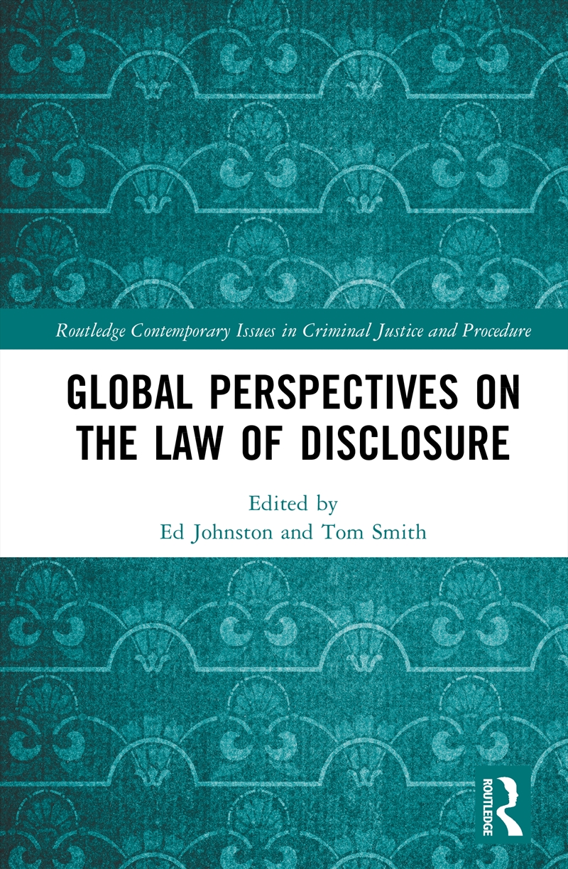 Global Perspectives on the Law of Disclosure/Product Detail/Law