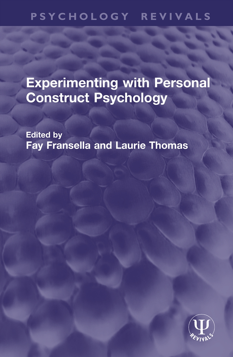 Experimenting with Personal Construct Psychology/Product Detail/Psychology