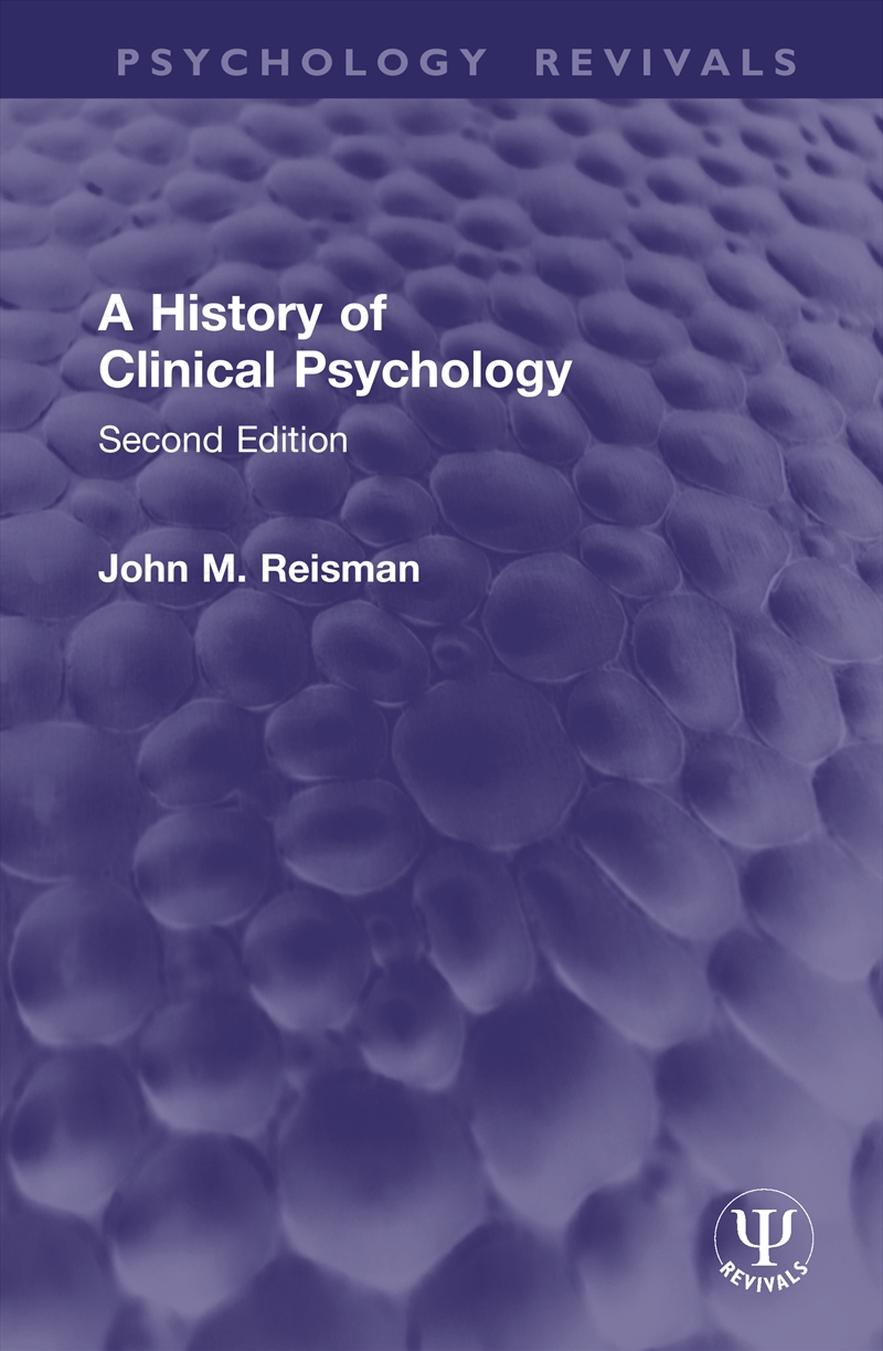 History of Clinical Psychology/Product Detail/Psychology