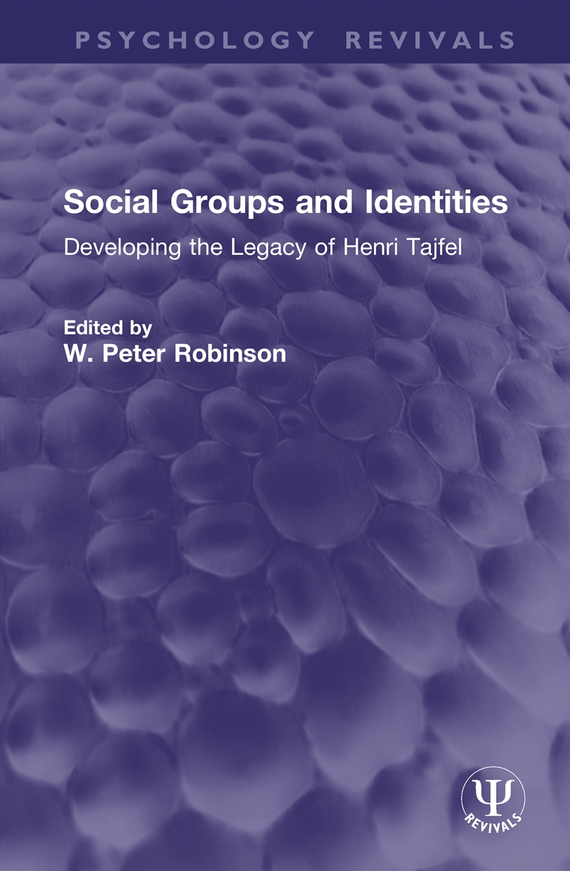 Social Groups and Identities/Product Detail/Psychology