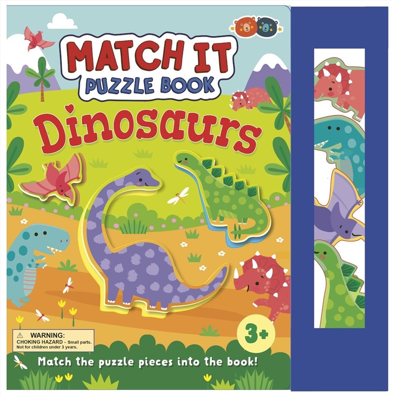 Match it Puzzle Book - Dinosaur/Product Detail/Kids Activity Books