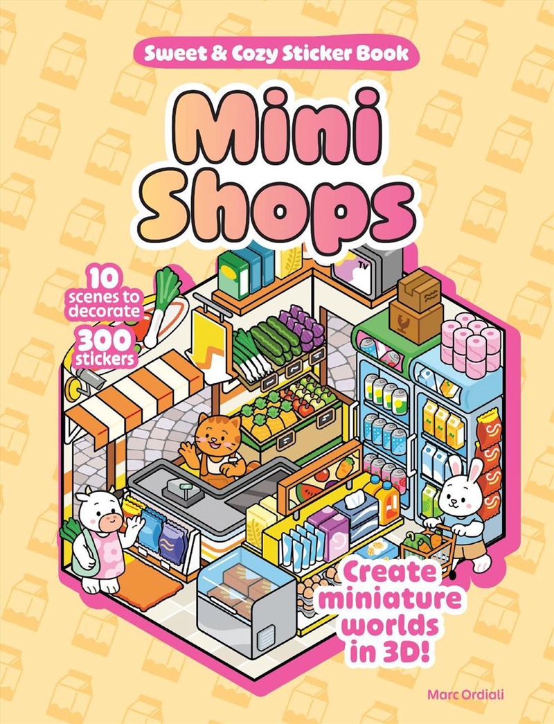 Mini Shops Sweet & Cozy Sticker Book/Product Detail/Adults Activity Books
