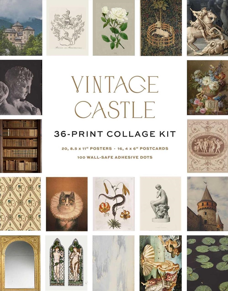 Vintage Castle Wall Collage Kit/Product Detail/Art