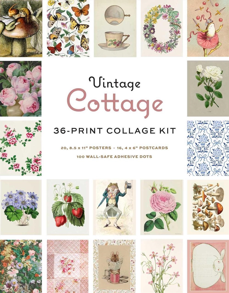 Vintage Cottage Wall Collage Kit/Product Detail/Art