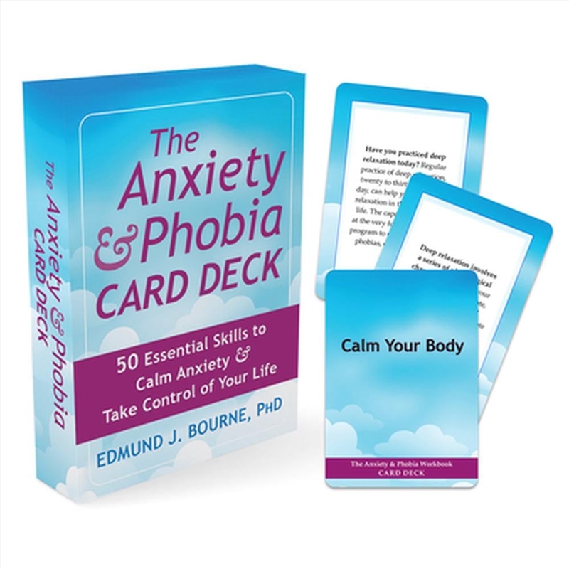 The Anxiety And Phobia Card Deck/Product Detail/Family & Health