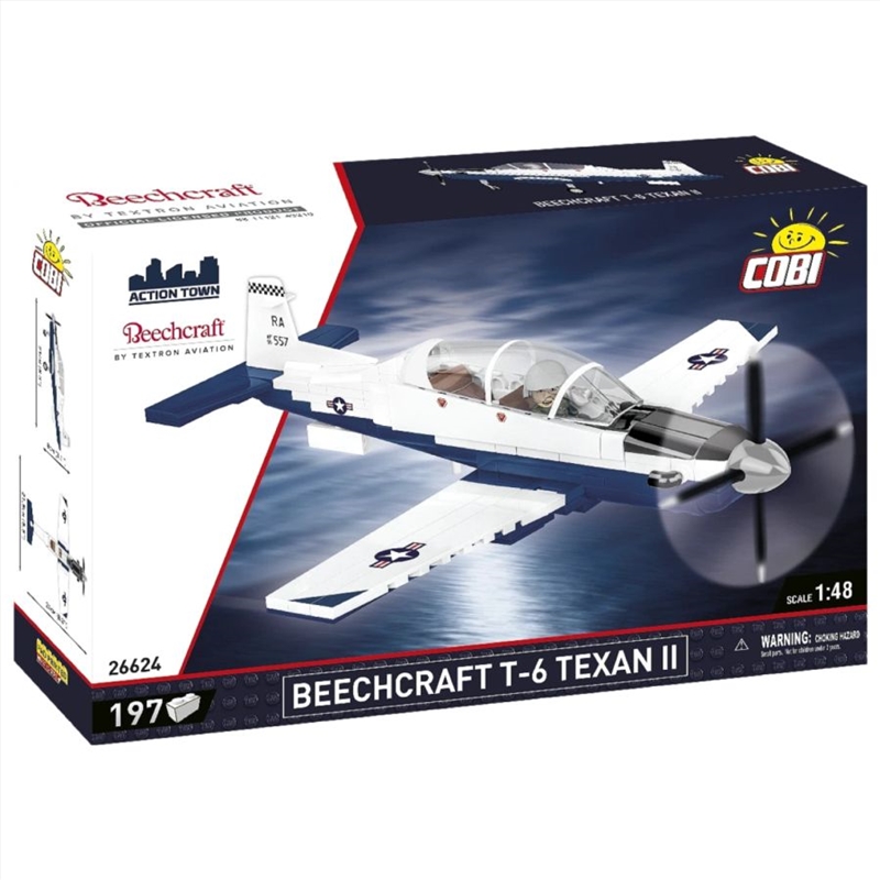 Action Town - Beechcraft T-6 Texan II (Blue) (192 Pcs)/Product Detail/Figurines