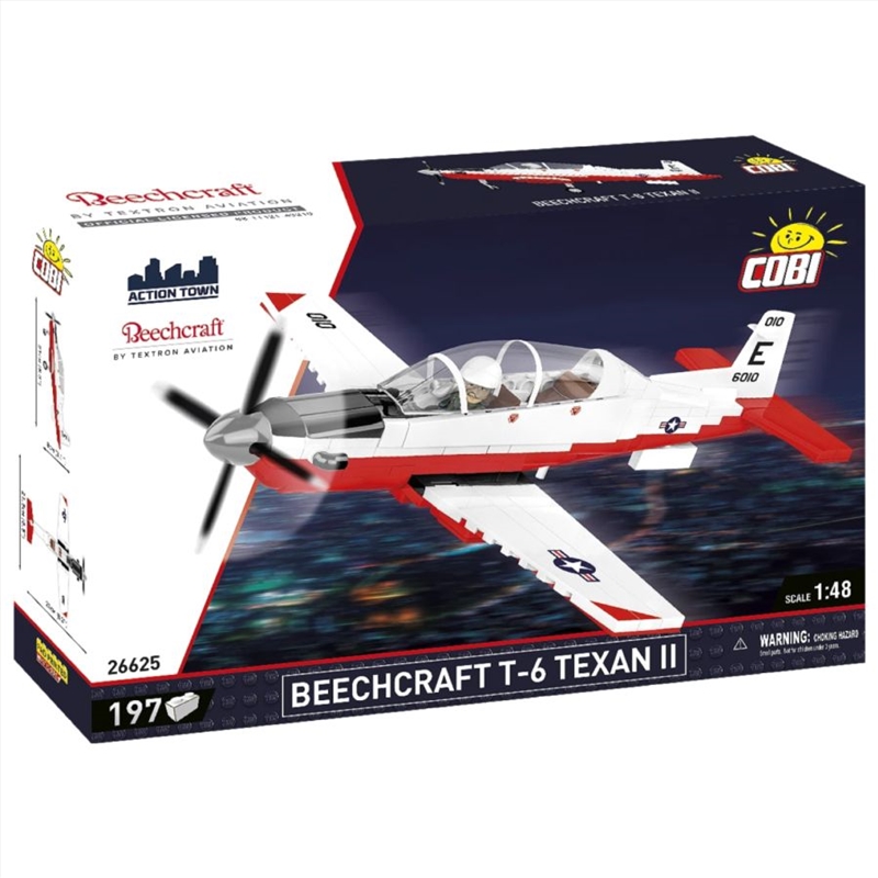Action Town - Beechcraft T-6 Texan II (Red) (192 Pcs)/Product Detail/Figurines