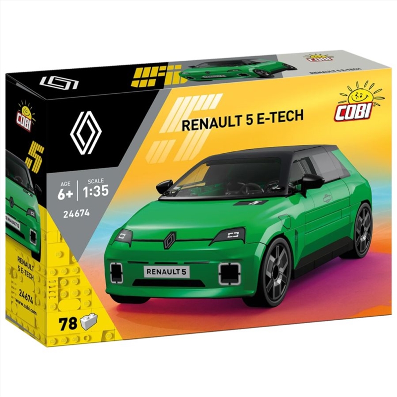 Renault - 5 E-Tech (Green) (78 Pcs)/Product Detail/Figurines