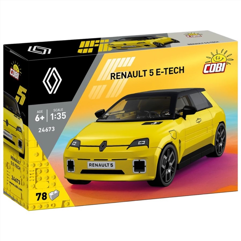 Renault - 5 E-Tech (Yellow) (78 Pcs)/Product Detail/Figurines