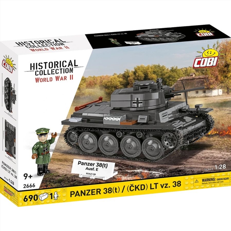 WW2 - Panzer 38(T)/(CKD) LT VZ (690 Pcs)/Product Detail/Figurines