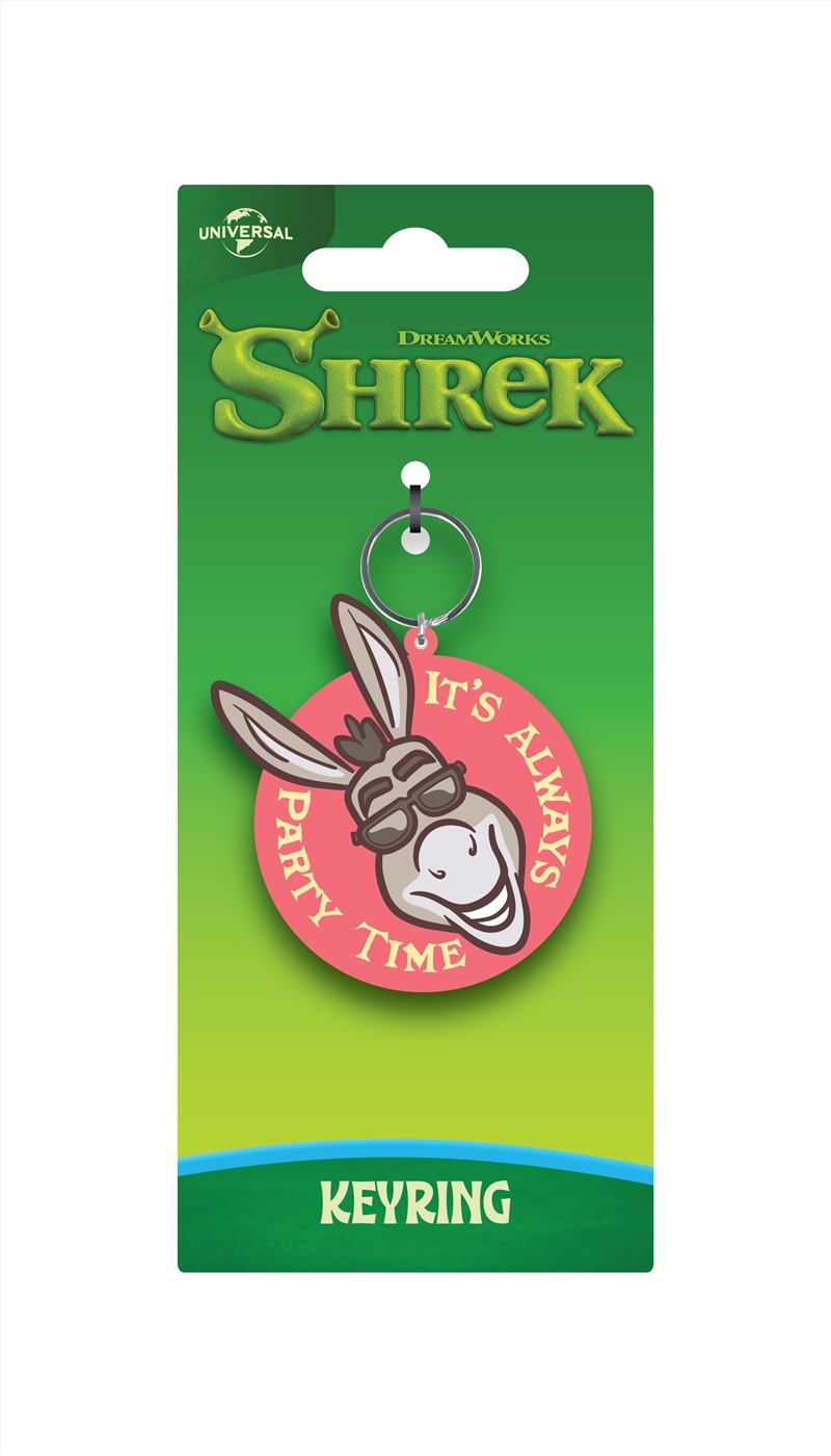 Shrek - Donkey Party Time - Moulded Keyring/Product Detail/Keyrings