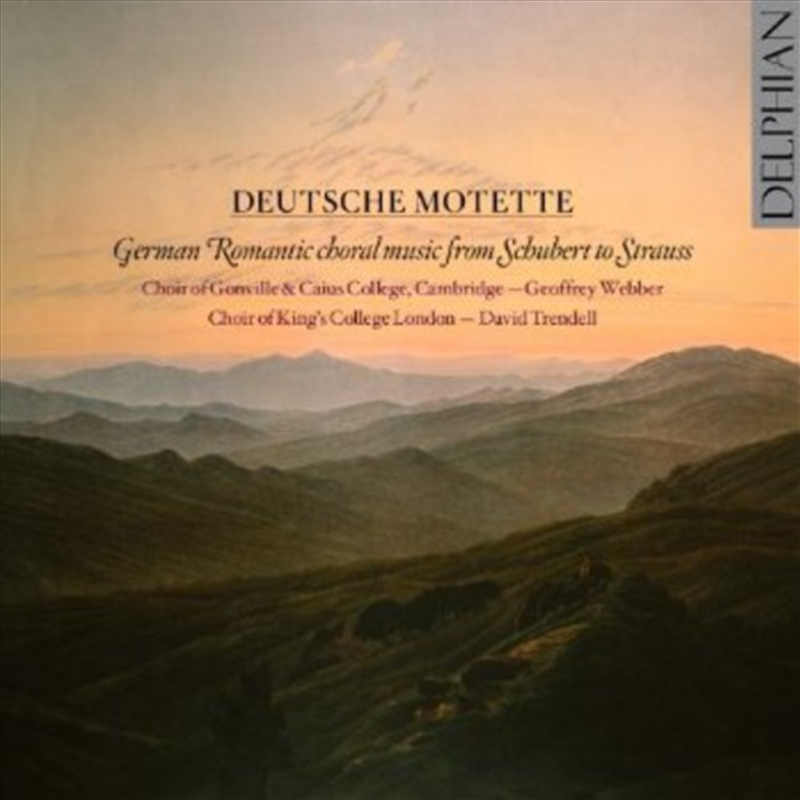 Deutsche Motette-German Romantic Choral Music/Product Detail/Classical