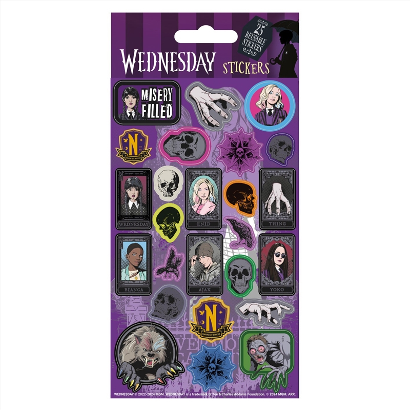 Wednesday - Team - Reuseable Paper Stickers/Product Detail/Stationery