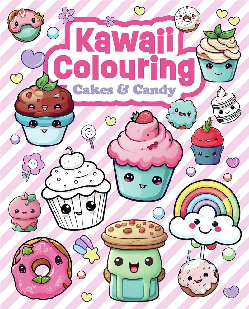 Kawaii Colouring: Cakes & Candy/Product Detail/Adults Colouring
