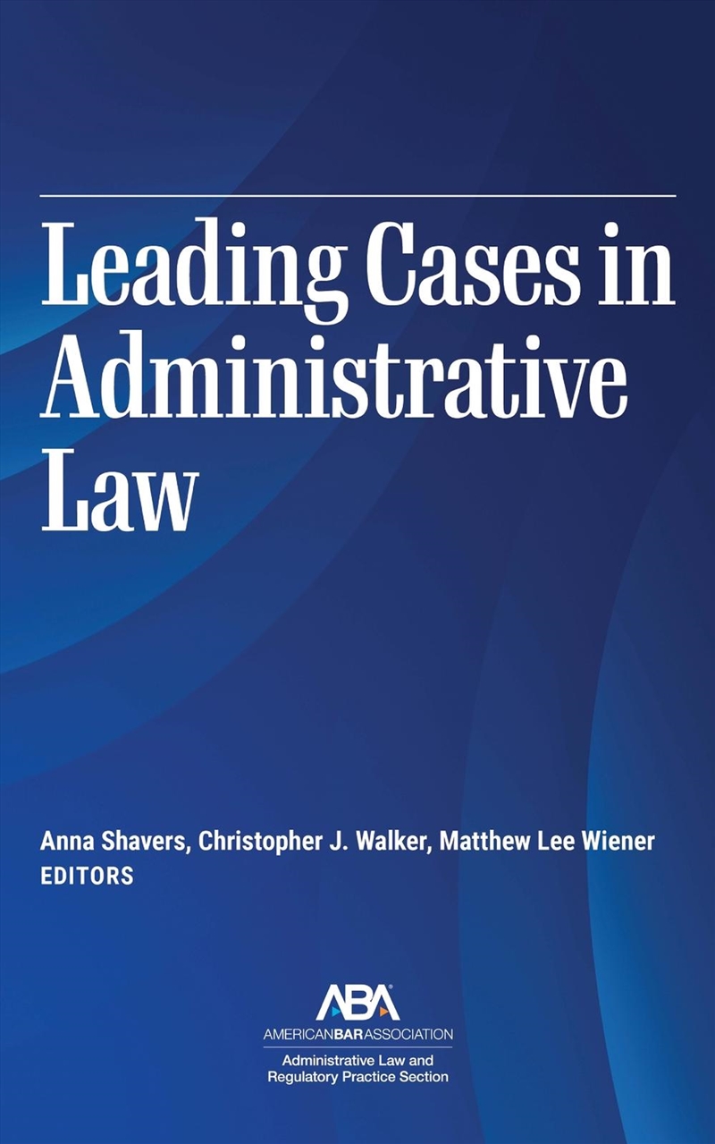 Leading Cases in Administrative Law/Product Detail/Law