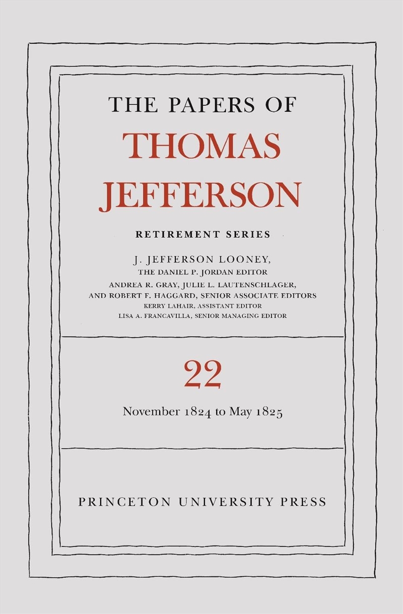 The Papers of Thomas Jefferson, Retirement Series, Volume 22/Product Detail/Reading