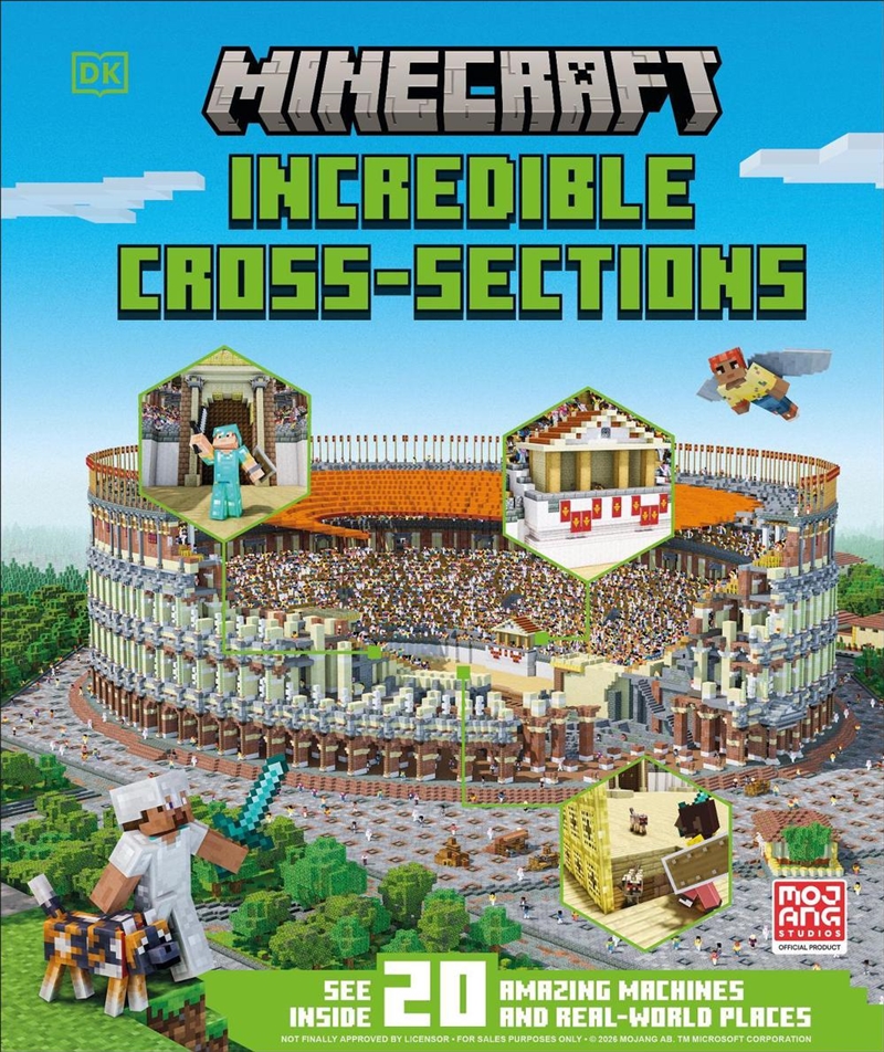 Minecraft Incredible Cross-Sections/Product Detail/Childrens