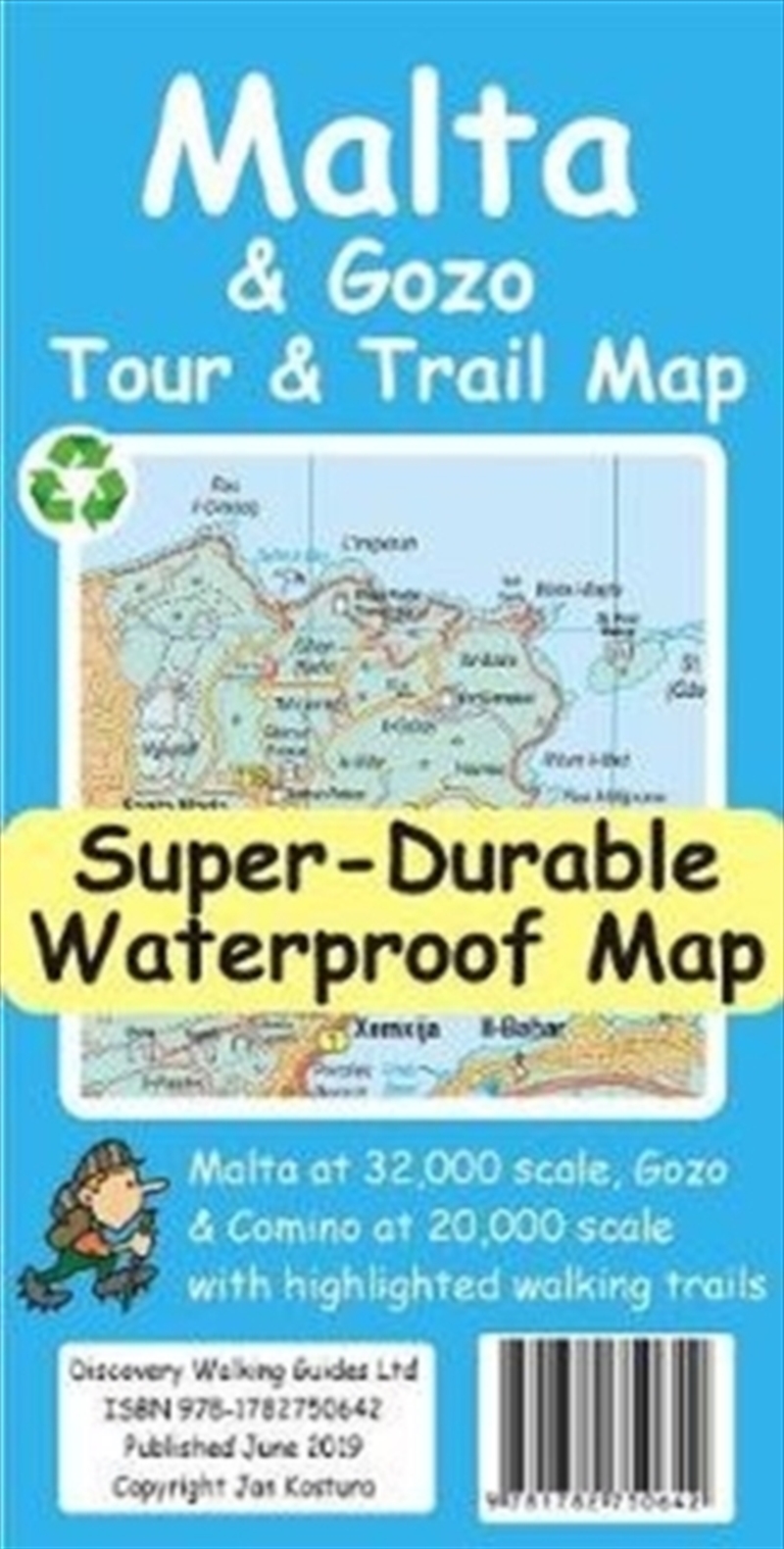 Malta and Gozo Tour and Trail Map/Product Detail/Geography