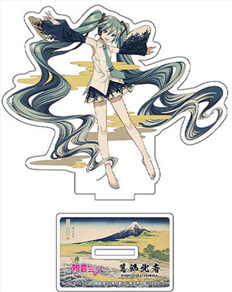 Hatsune Miku x Katsushika Hokusai iXima - Die-Cut Acrylic Stand - Tago Bay at Ejiri on the Tokaido/Product Detail/Figurines