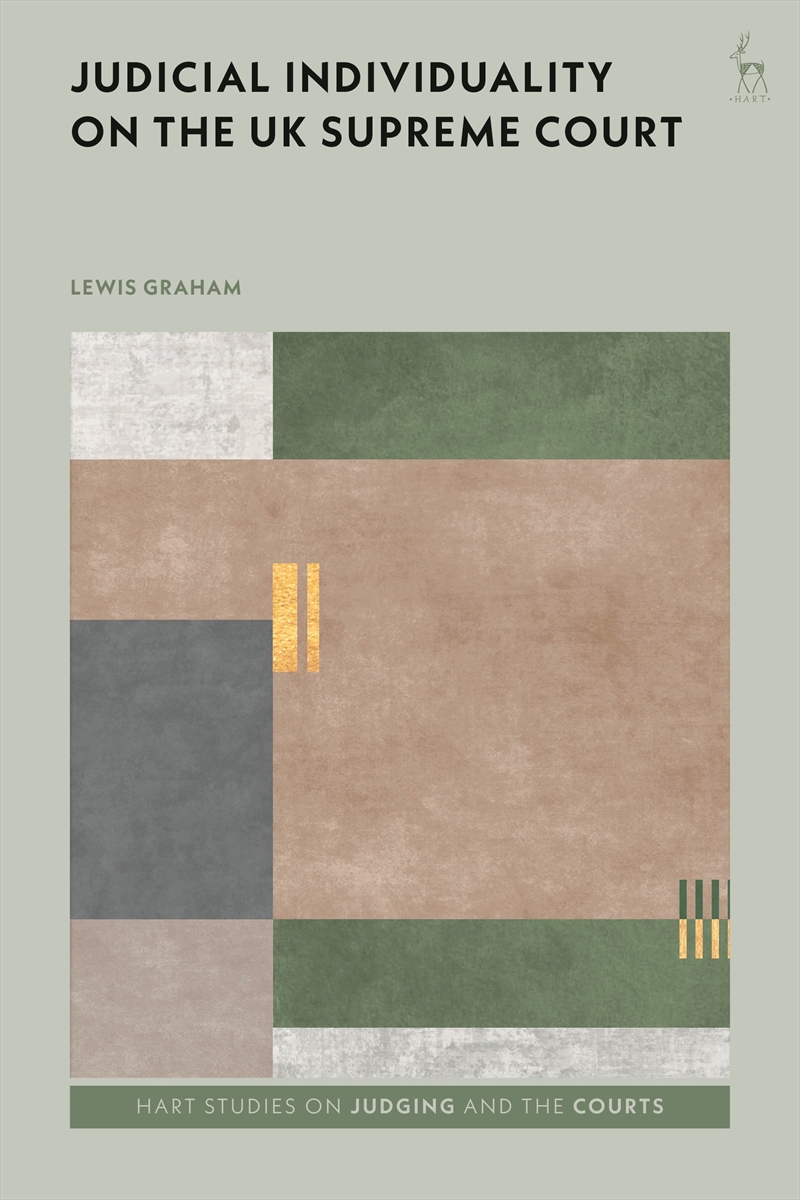 Judicial Individuality on the UK Supreme Court/Product Detail/Law