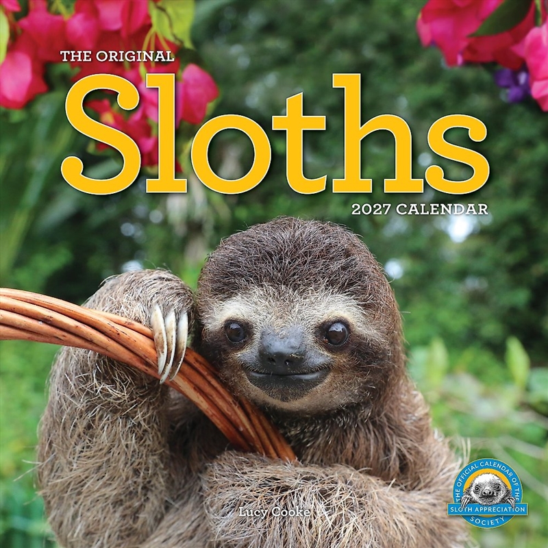 Original Sloths Wall Calendar 2027/Product Detail/Calendars & Diaries