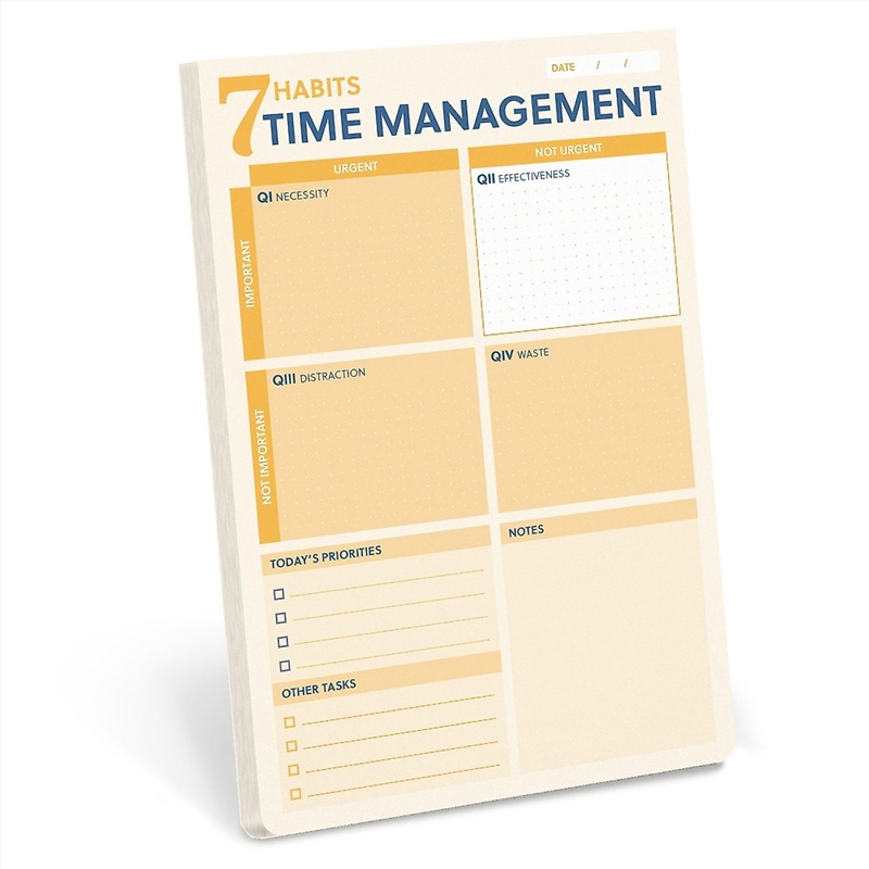 7 Habits Time Management Notepad/Product Detail/Notebooks & Journals