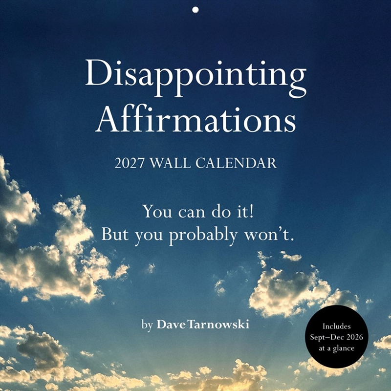 Disappointing Affirmations 2027 Wall Calendar/Product Detail/Calendars & Diaries
