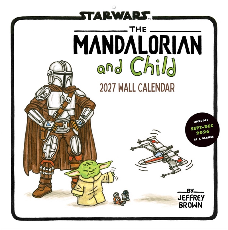 Star Wars The Mandalorian and Child 2027 Wall Calendar/Product Detail/Calendars & Diaries