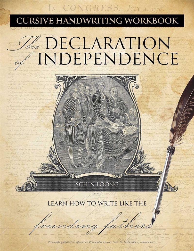 Cursive Handwriting Workbook: The Declaration of Independence/Product Detail/Crafts & Handiwork