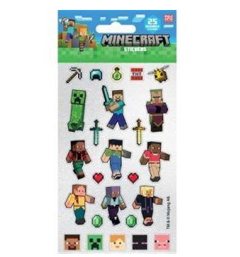 Minecraft - Characters - Reuseable Foil Stickers/Product Detail/Stationery