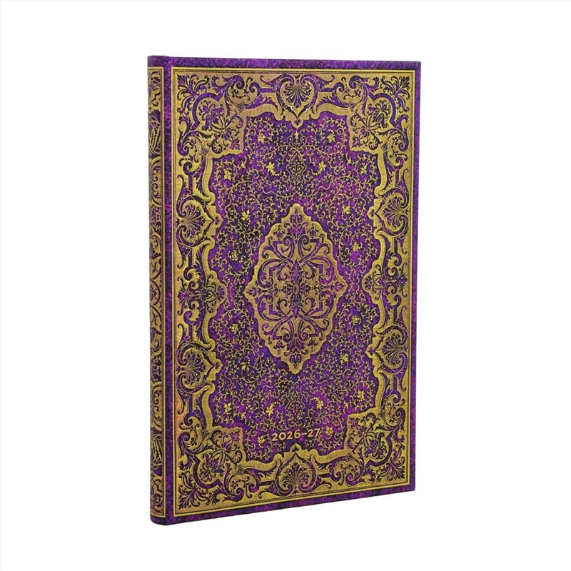 2027 Picaresque Maxi 18-Month Hardcover Dayplanner Elastic Band Closure Vertical/Product Detail/Stationery