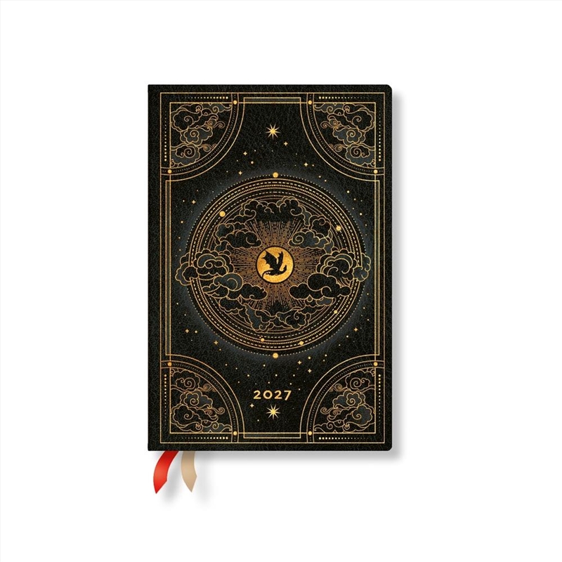 2027 Shadows Of Navarre Fourth Wing Mini Hardcover 12-Month Dayplanner Elastic Band Closure/Product Detail/Stationery