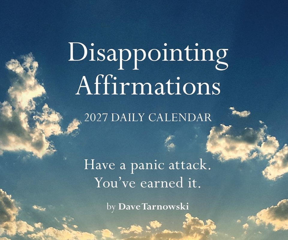 Disappointing Affirmations 2027 Daily Calendar/Product Detail/Calendars & Diaries