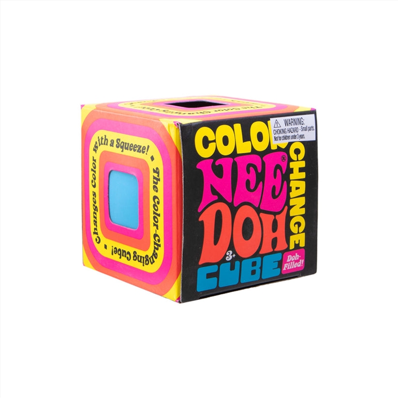Schylling - Colour Change Cube Shape Nee Doh (Sent At Random)/Product Detail/Toys