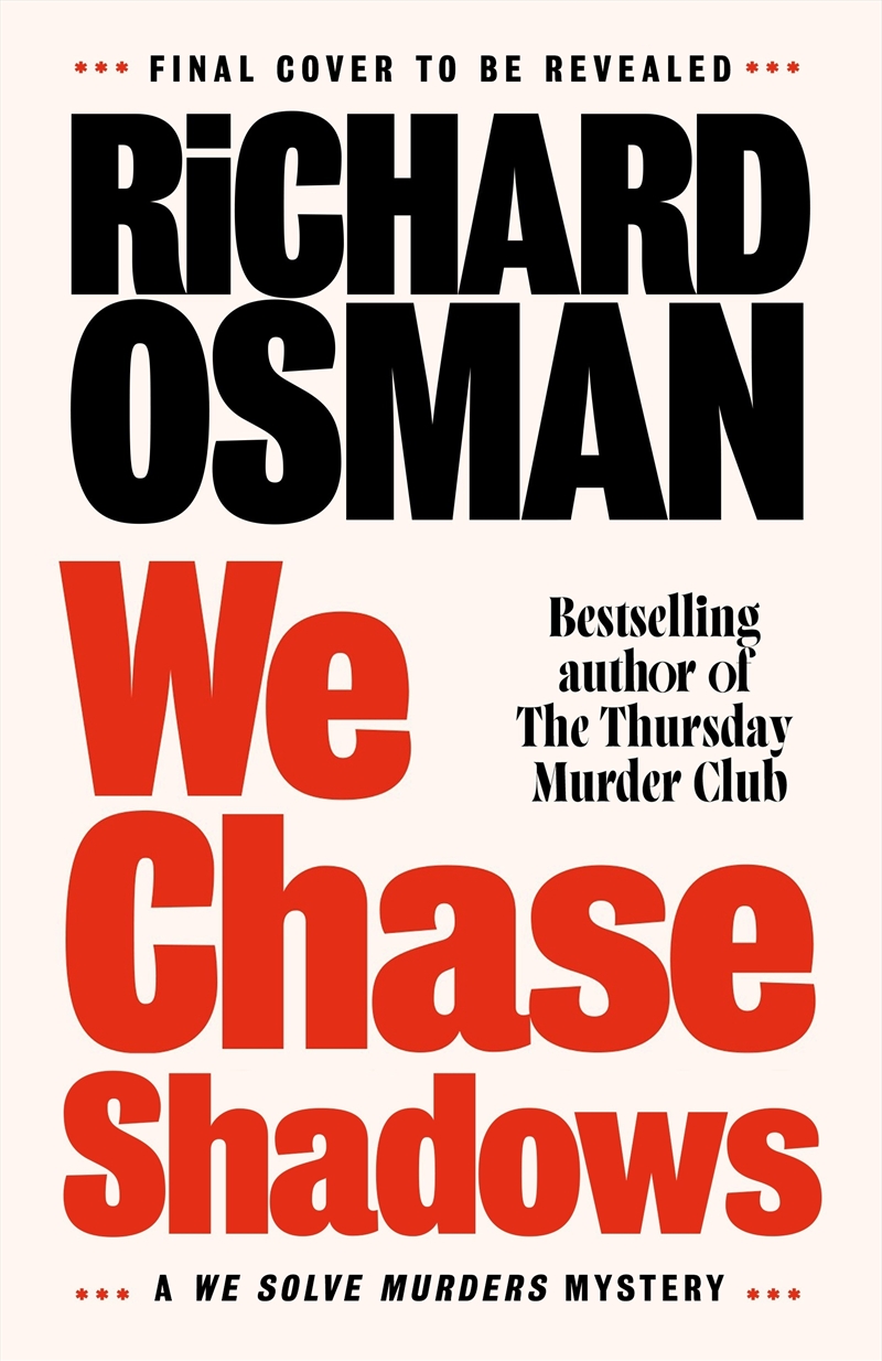We Chase Shadows/Product Detail/Crime & Mystery Fiction
