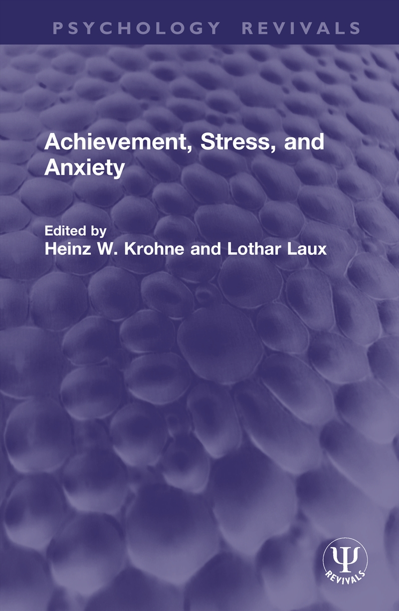 Achievement, Stress, and Anxiety/Product Detail/Healthcare